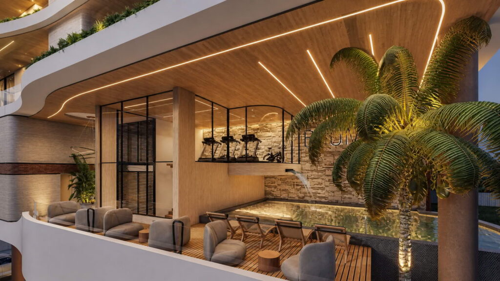 Terrace or outdoor lounge view at Brum Height 11