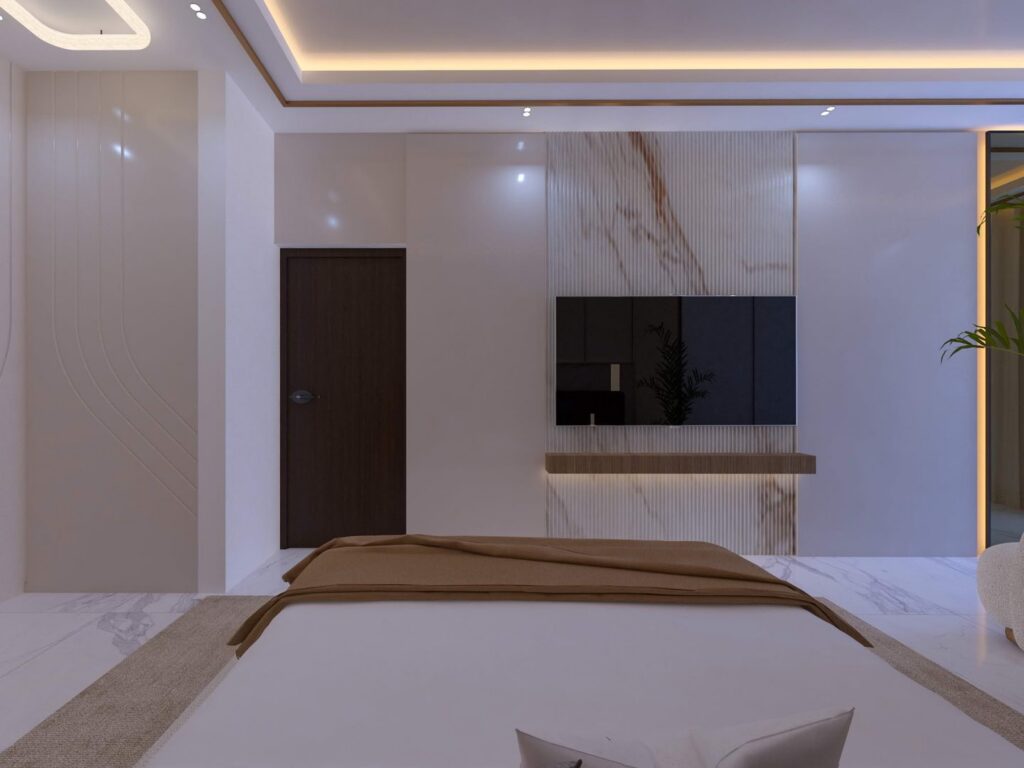 Interior view of a two-bedroom apartment at Brum Height 12 - The Galactic