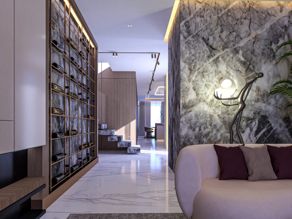Interior view of a two-bedroom maisonette at Brum Height 12 - The Galactic