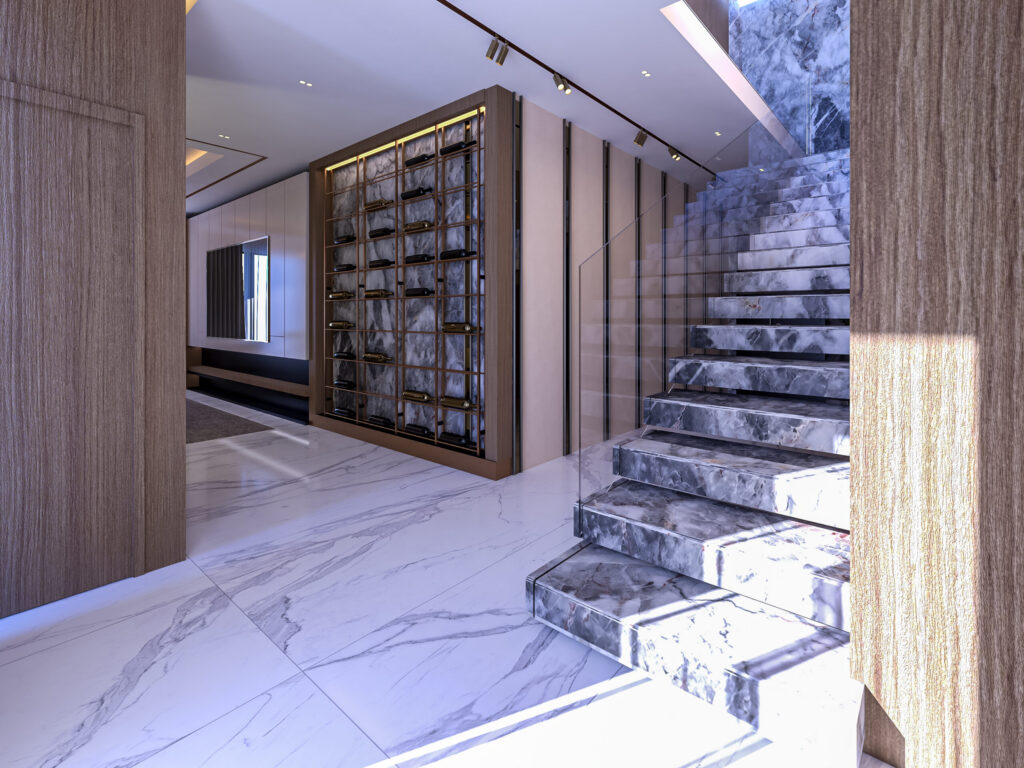 Interior view of a two-bedroom maisonette at Brum Height 12 - The Galactic