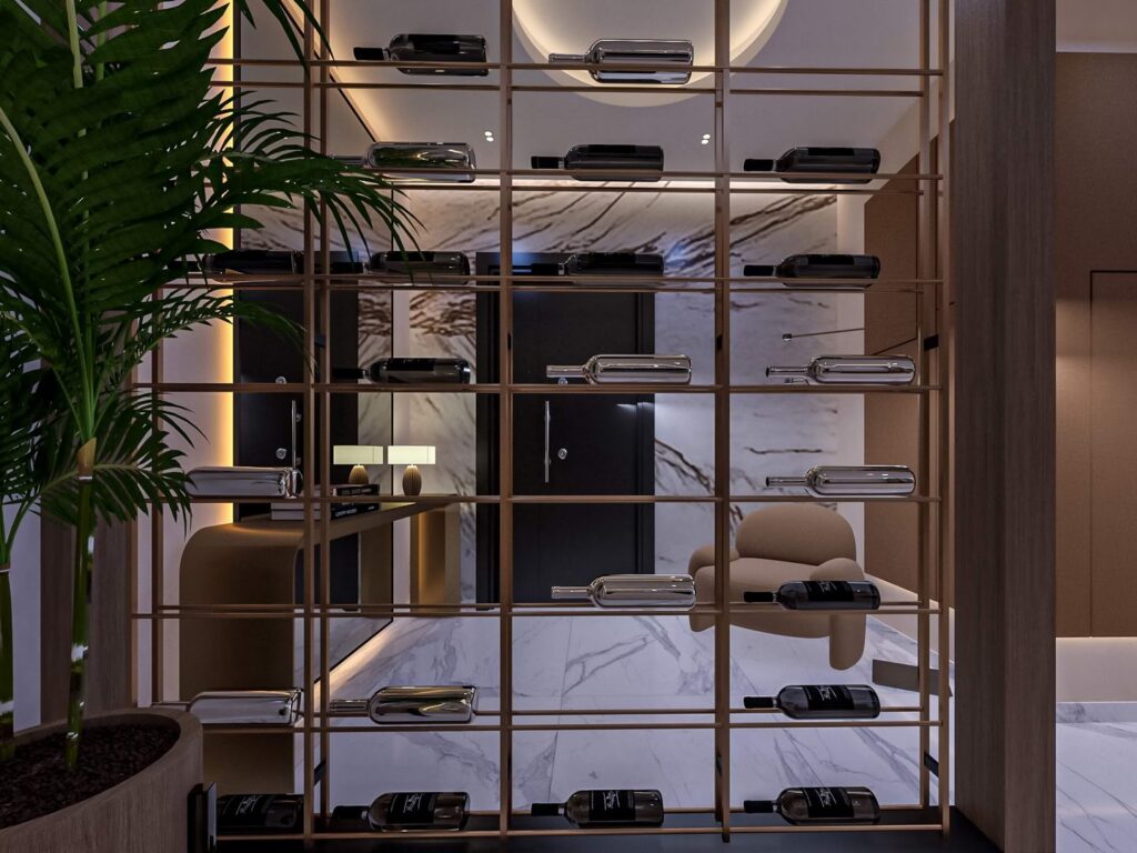 Interior view of a three-bedroom apartment at Brum Height 12 - The Galactic