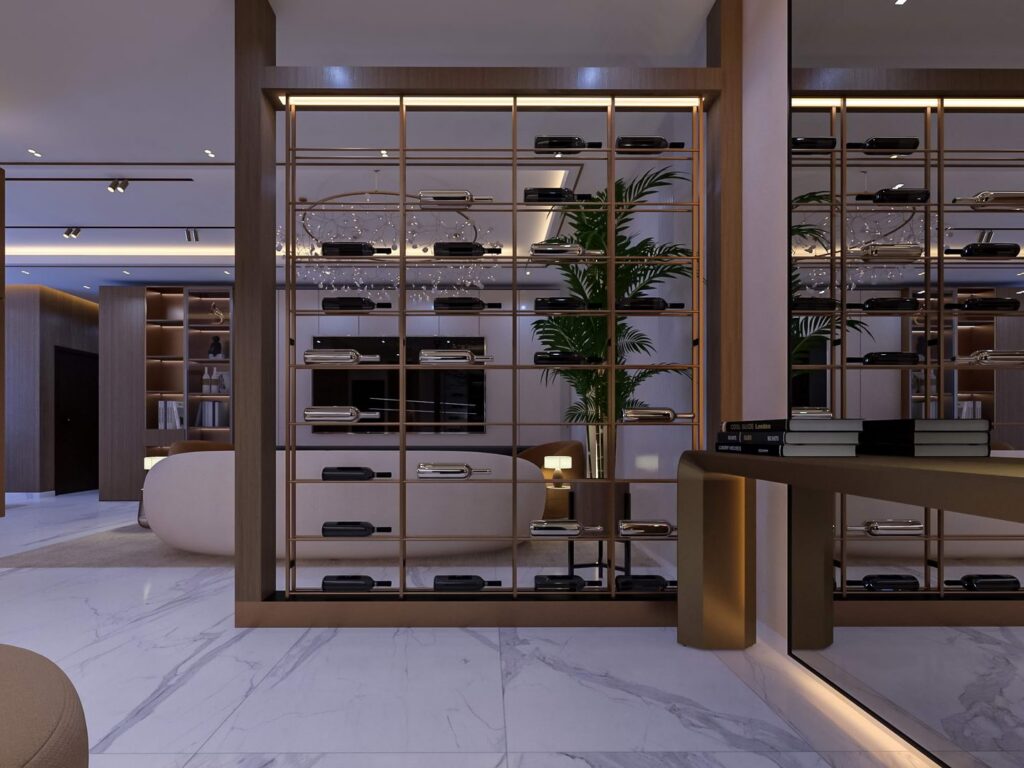 Interior view of a three-bedroom apartment at Brum Height 12 - The Galactic